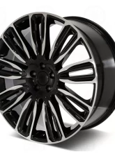 OE Velar Style - RL16 Wheel 22x9.5 5x120 48mm Machined Face Black Outline                                     - RL16229521+48 - Image 2