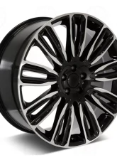 OE Velar Style - RL16 Wheel 22x9.5 5x120 48mm Machined Face Black Outline                                     - RL16229521+48 - Image 3