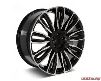 OE Velar Style - RL16 Wheel 22x9.5 5x120 48mm Machined Face Black Outline - RL16229521+48