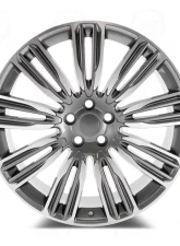 OE Velar Style - RL17 Wheel 22x9.5 5x108 45mm Machined Face Gunmetal Outline                                     - RL17229533+45 - Image 3