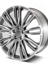 OE Velar Style - RL17 Wheel 22x9.5 5x108 45mm Machined Face Gunmetal Outline                                     - RL17229533+45 - Image 2