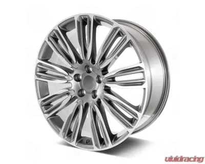 OE Velar Style - RL17 Wheel 22x9.5 5x108 45mm Machined Face Gunmetal Outline - RL17229533+45