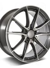 OE C63 Style - RM17 Wheel 19x9 5x112 45mm Machined Face Gunmetal Outline                                     - RM17199043+45 - Image 3