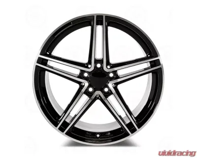 OE C63 Coupe Style - RM21 Wheel 20x8.5 5x112 35mm Machined Face Black Outline - RM21208543+35