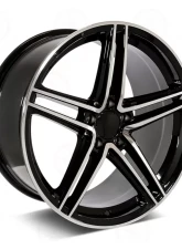 OE C63 Coupe Style - RM21 Wheel 20x8.5 5x112 35mm Machined Face Black Outline                                     - RM21208543+35 - Image 3