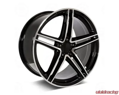 OE C63 Coupe Style - RM21 Wheel 20x8.5 5x112 35mm Machined Face Black Outline - RM21208543+35