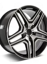 OE GL63 Style - RM31 Wheel 20x9.5 5x130 48mm Machined Face Black Outline                                     - RM31209530+48 - Image 3