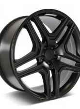 OE GL63 Style - RM33 Wheel 22x10 5x112 48mm Satin Black                                     - RM33221043+48 - Image 3