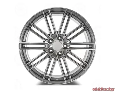 OE GTS Sport Style - RP12 Wheel 22x11 5x130 55mm Machined Face Gunmetal Outline - RP12221130+55