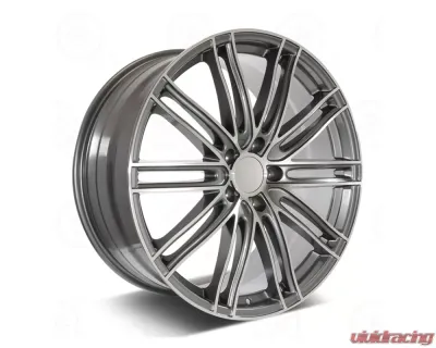 OE GTS Sport Style - RP12 Wheel 22x11 5x130 55mm Machined Face Gunmetal Outline - RP12221130+55