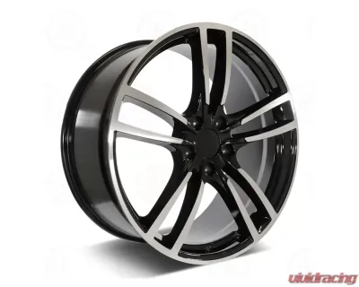 OE Panamera Style - RP16 Wheel 22x10 5x130 55mm Machined Face Black Outline - RP16221030+55