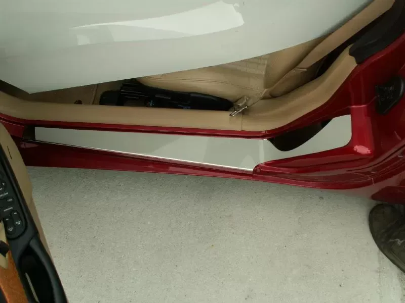 American Car Craft Doorsills Outer Polished Plain No Ribs 2pc Chevrolet Corvette 1997-2004 - ACC-031011