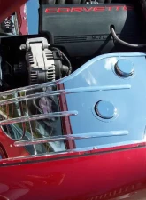 American Car Craft Polished Inner Fender Covers w/Chrome Cap Covers Chevrolet Corvette C5 | Z06 1997-2004                                     - ACC-033019 - Image 2