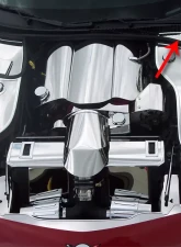 American Car Craft Polished Stainless Steel Inner Fender Cover Extender Driver Side Chevrolet Corvette C5 | Z06 1997-2004                                     - ACC-033022 - Image 2