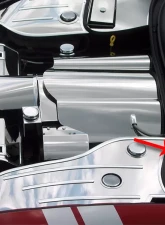 American Car Craft Polished Stainless Steel Inner Fender Cover Extender Driver Side Chevrolet Corvette C5 | Z06 1997-2004                                     - ACC-033022 - Image 3