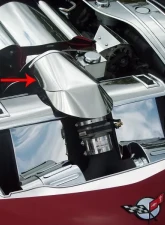 American Car Craft Polished Factory Tube Air Bridge Cover Chevrolet Corvette C5 | Z06 1997-2004                                     - ACC-033043 - Image 2