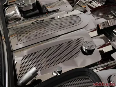 American Car Craft Fuel Rail Covers Perforated Replacement Style w/Cap Cover Chevrolet Corvette C5 | Z06 1999-2004 - ACC-033047