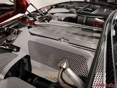 American Car Craft Fuel Rail Covers Perforated Replacement Style w/Cap Cover Chevrolet Corvette C5 | Z06 1999-2004 - ACC-033047