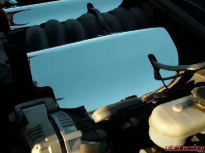 American Car Craft Fuel Rail Covers Polished Replacement Style w/Cap Cover Chevrolet Corvette C5 | Z06 1999-2004 - ACC-033048