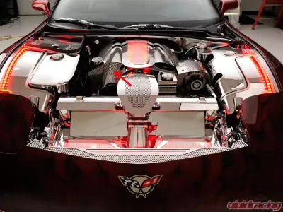 American Car Craft Fuel Rail Perforated Passenger Replacement Cover End Cap Chevrolet Corvette C5 | Z06 1999-2004 - ACC-033049