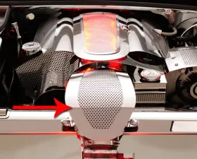 American Car Craft Air Tube Cover Perforated fits Factory Filter Chevrolet Corvette 1997-2004