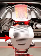 American Car Craft Air Tube Cover Perforated fits Factory Filter Chevrolet Corvette 1997-2004                                     - ACC-033067 - Image 3