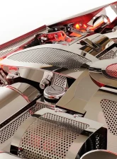 American Car Craft Air Tube Cover Perforated fits Factory Filter Chevrolet Corvette 1997-2004                                     - ACC-033067 - Image 3