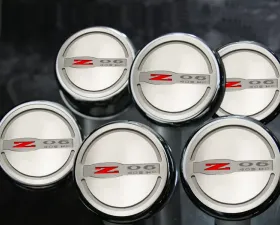 American Car Craft Cap Cover Set Z06 405hp GM LICENSED Series 6pc Chevrolet Corvette Z06 2002-2004