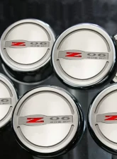 American Car Craft Cap Cover Set Z06 405hp GM LICENSED Series 6pc Chevrolet Corvette Z06 2002-2004                                     - ACC-033077 - Image 3