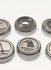 American Car Craft Cap Cover Set Executive Series Standard 6pc Chevrolet Corvette 1997-2004                                     - ACC-033082 - Image 2