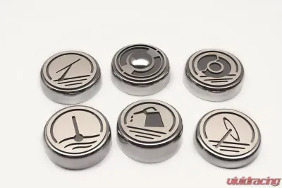 American Car Craft Cap Cover Set Executive Series Standard 6pc Chevrolet Corvette 1997-2004 - ACC-033082