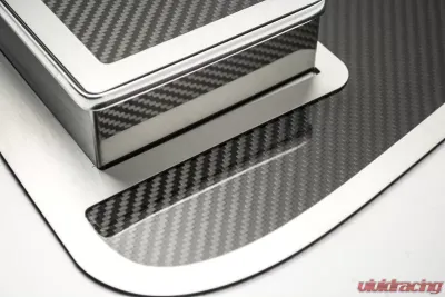 American Car Craft Battery Fuse Box Cover Real Carbon Fiber w/Satin Trim Chevrolet Corvette 1997-2004 - ACC-033089