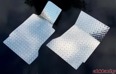 American Car Craft Floor Mats Diamond Plate Chevrolet Corvette 2005-2013 - ACC-041001