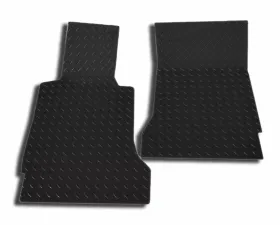 American Car Craft Floor Mats Show Diamond Plate Black Chevrolet Corvette 2005-2013