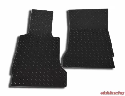American Car Craft Floor Mats Show Diamond Plate Black Chevrolet Corvette 2005-2013 - ACC-041004