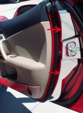 American Car Craft Door Jamb Kit Lambo Chevrolet Corvette 2005-2013                                     - ACC-041027 - Image 3