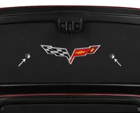 American Car Craft Button Kit Chrome Trunk Liner Chevrolet Corvette 2005-2013