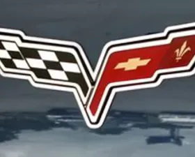 American Car Craft Emblem Ring Polished Convertible Waterfall Chevrolet Corvette 2005-2013