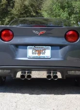 American Car Craft Exhaust Filler Panel Stock Exhaust Polished Chevrolet Corvette 2005-2013                                     - ACC-042001 - Image 2