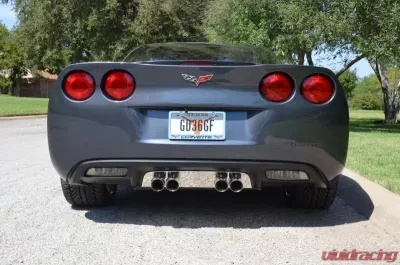 American Car Craft Exhaust Filler Panel Stock Exhaust Polished Chevrolet Corvette 2005-2013 - ACC-042001