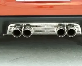 American Car Craft Exhaust Filler Panel Stock Exhaust Perforated Chevrolet Corvette 2005-2013