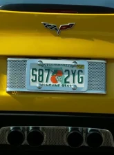 American Car Craft Exhaust Filler Panel NPP Exhaust Perforated Chevrolet Corvette 2005-2013                                     - ACC-042005 - Image 2