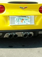 American Car Craft Exhaust Filler Panel NPP Exhaust Perforated Chevrolet Corvette 2005-2013                                     - ACC-042005 - Image 3