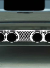 American Car Craft Exhaust Filler Panel NPP Exhaust Laser Mesh Chevrolet Corvette 2005-2013                                     - ACC-042006 - Image 3