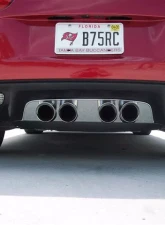 American Car Craft Polished Stainless Steel Exhaust Filler Panel Chevrolet Corvette C6 Corsa 3.5 Quad Tips 2005-2013                                     - ACC-042007 - Image 3
