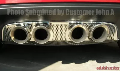American Car Craft Exhaust Filler Panel Corsa 3.5 Perforated Chevrolet Corvette 2005-2013 - ACC-042008