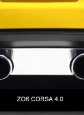 American Car Craft Exhaust Filler Panel Corsa 4.0 Dual 2 Tip Polished Chevrolet Corvette 2005-2013                                     - ACC-042010 - Image 2