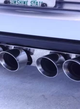 American Car Craft Exhaust Filler Panel Corsa 4.0 Twin 4 Tip Polished Chevrolet Corvette C6 2005-2013                                     - ACC-042013 - Image 3