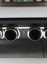 American Car Craft Exhaust Filler Panel Corsa 4.0 Twin 4 Tip Laser Mesh Chevrolet Corvette C6 2005-2013                                     - ACC-042015 - Image 3