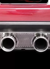 American Car Craft Exhaust Filler Panel Borla Stinger/Touring Round Quad Perforated Chevrolet Corvette C6 2005-2013                                     - ACC-042020 - Image 3